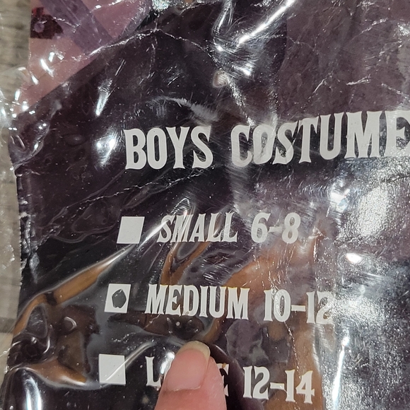 Evil Jester Boys size medium 10- 12 Halloween costume Read - Picture 2 of 10